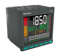 1850CC - Régulateur PID pourcentage de carbone bi-boucle, 1/4 DIN