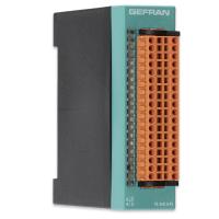 R-MIXR - Module 8 entrées + 8 sorties logiques / 4 relais + 4 entrées + 2 sorties analogiques 16 Bits + 2 TA