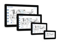 G-Mation V44 - G-Mation V44 IHM tactile avec API intégrée montage sur tube/bras