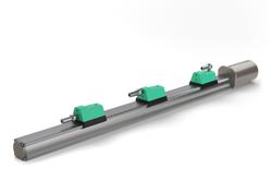 MK4-P - Profil en aluminium maximum 4 curseurs avec sortie numérique Profibus