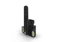 GR3P - Capteur rotatif simple tour à effet hall avec arbre et connecteur AMP Superseal 3P