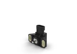 GR3P - Capteur rotatif simple tour à effet hall avec arbre et connecteur AMP Superseal 3P