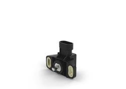 GR3P - Capteur rotatif simple tour à effet hall avec arbre et connecteur AMP Superseal 3P